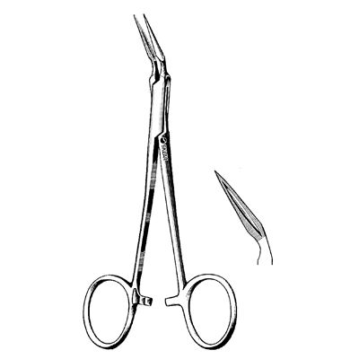 Williams (Stieglitz) Splinter Forceps, 5 1/2" (14.0 Cm), 45 Degree Angle